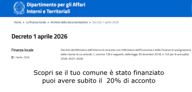 medi eopere 2026 elenco comuni finanziati